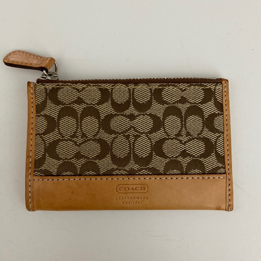 Coach Key Chain and Card Holder in classic logo design